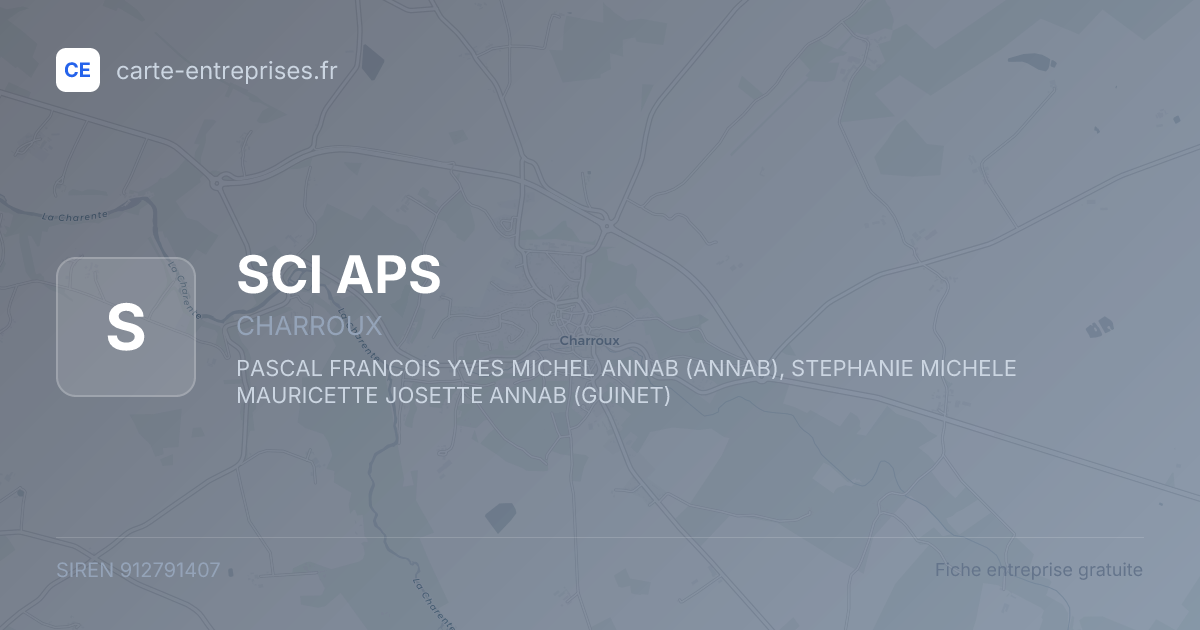 SCI APS — 912791407 — fiche entreprise