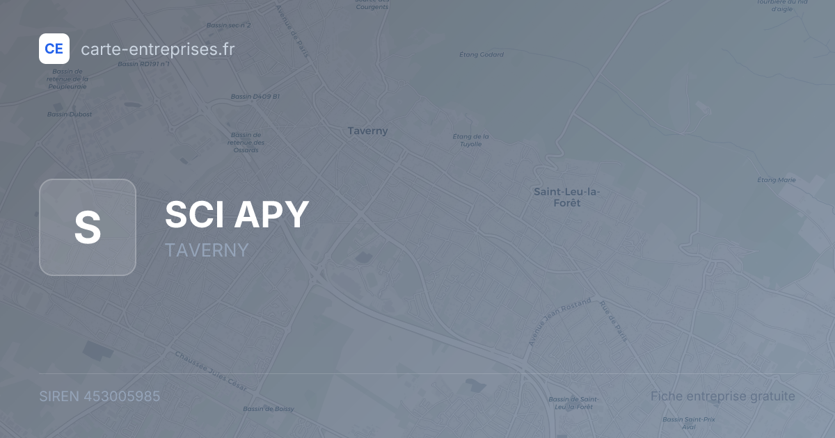 SCI APY — 453005985 — fiche entreprise