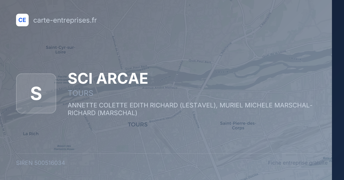 SCI ARCAE — 500516034 — fiche entreprise