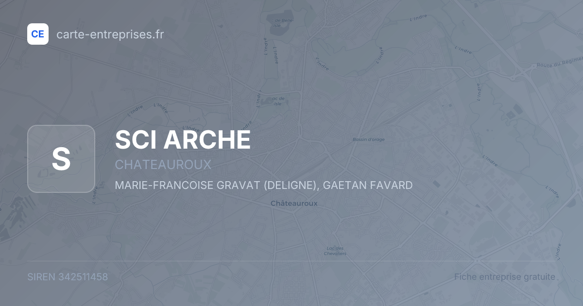 SCI ARCHE — 342511458 — fiche entreprise