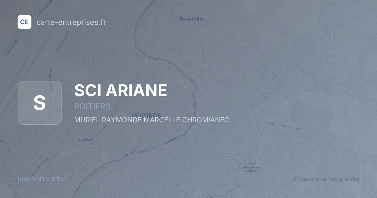 SCI ARIANE — 413511155 — fiche entreprise