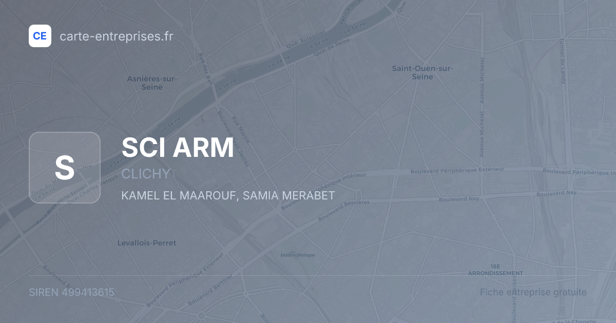SCI ARM — 499413615 — fiche entreprise