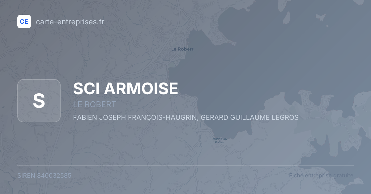 SCI ARMOISE — 840032585 — fiche entreprise