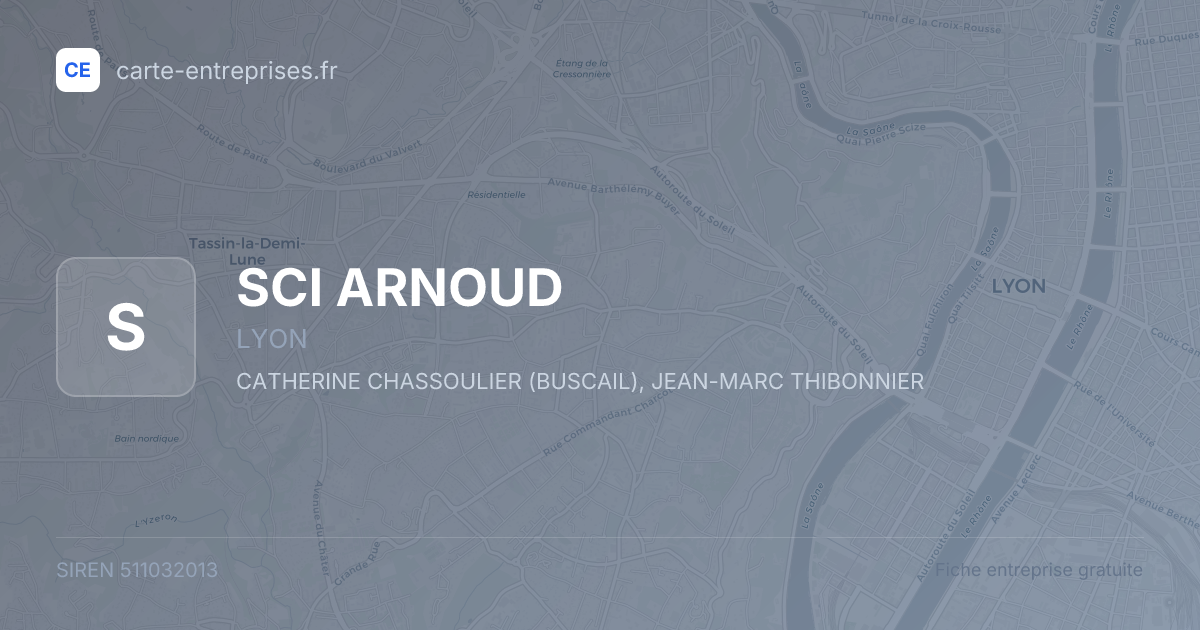 SCI ARNOUD — 511032013 — fiche entreprise
