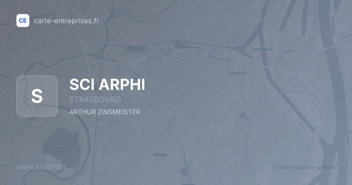 SCI ARPHI — 533372975 — fiche entreprise