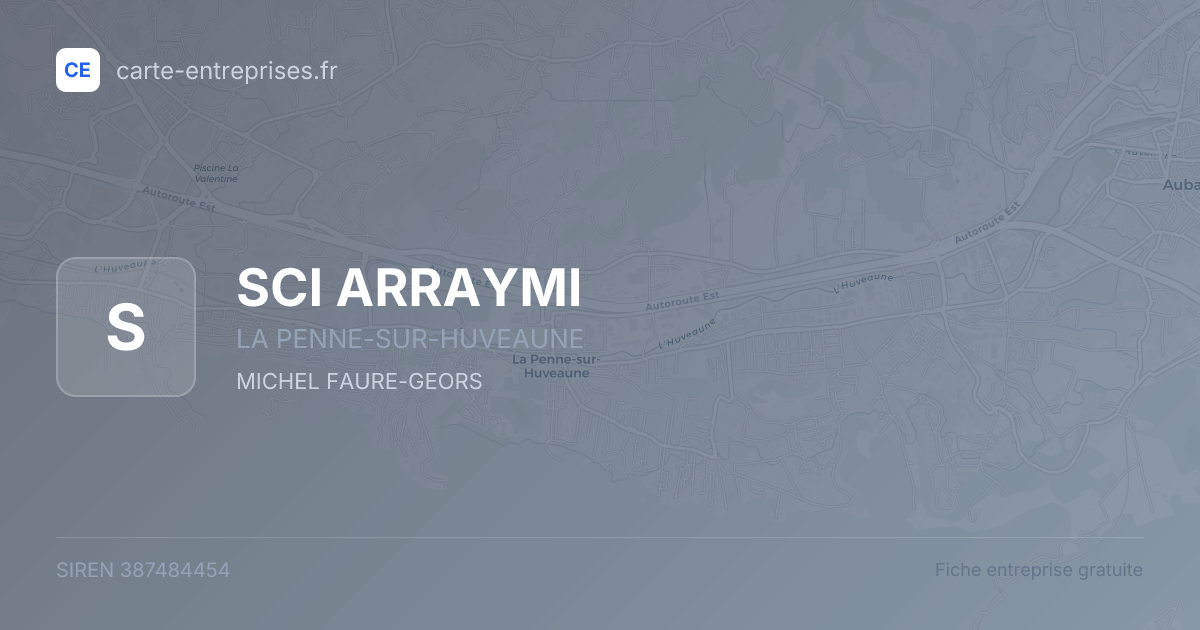 SCI ARRAYMI — 387484454 — fiche entreprise