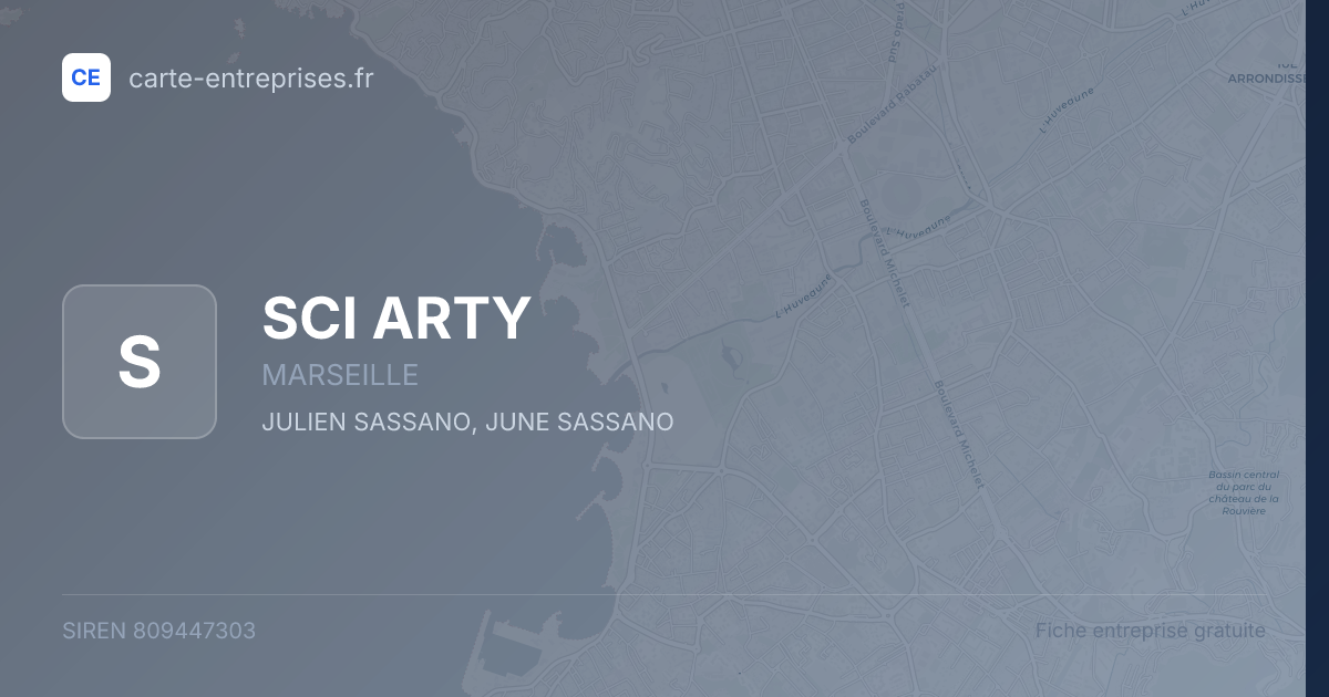 SCI ARTY — 809447303 — fiche entreprise