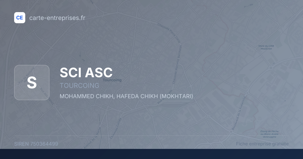 SCI ASC — 750364499 — fiche entreprise