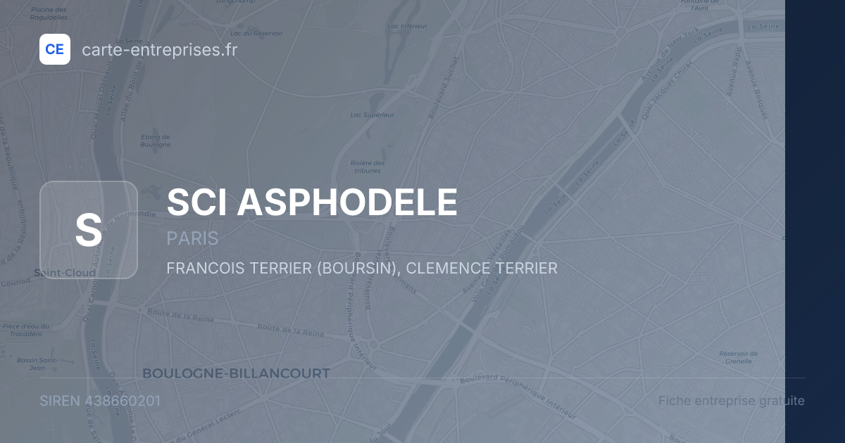 SCI ASPHODELE — 438660201 — fiche entreprise