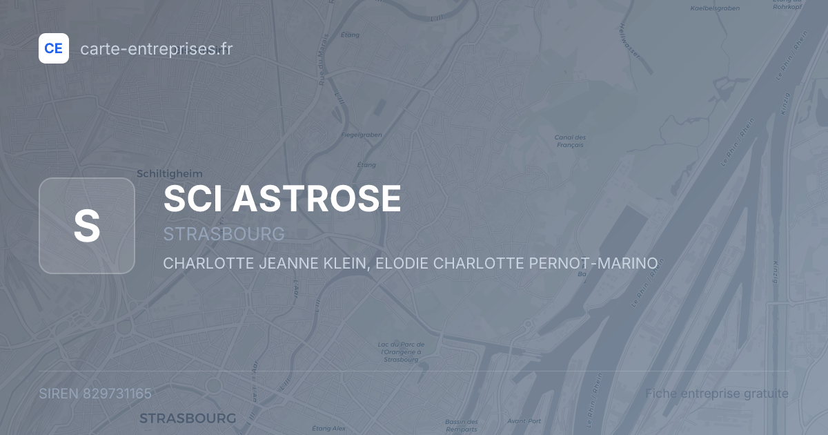 SCI ASTROSE — 829731165 — fiche entreprise