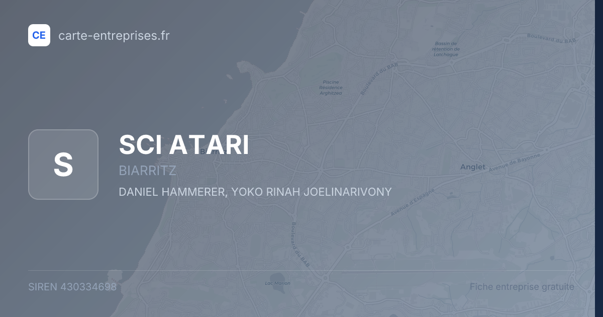 SCI ATARI — 430334698 — fiche entreprise
