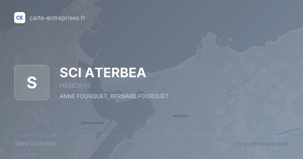 SCI ATERBEA — 320651169 — fiche entreprise