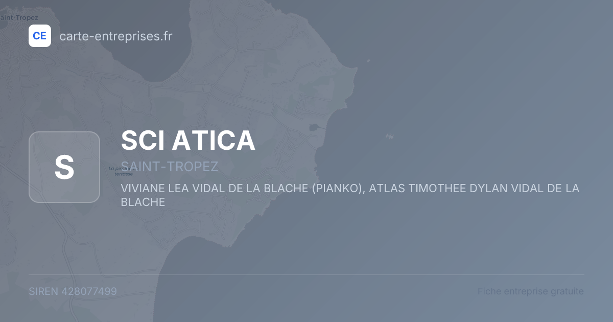 SCI ATICA — 428077499 — fiche entreprise