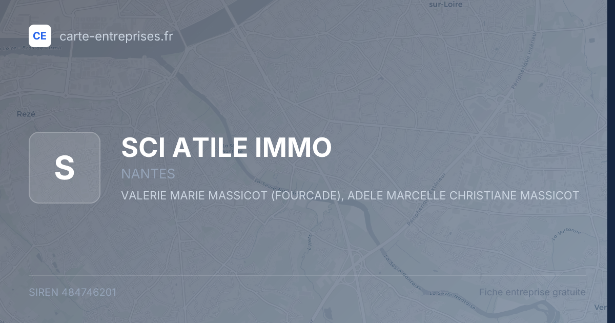 SCI ATILE IMMO — 484746201 — fiche entreprise