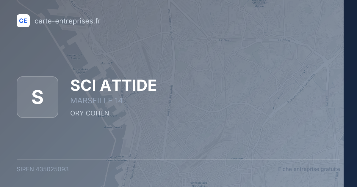 SCI ATTIDE — 435025093 — fiche entreprise