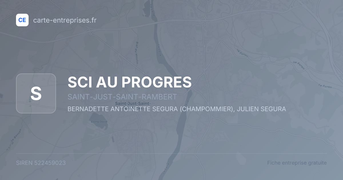 SCI AU PROGRES — 522459023 — fiche entreprise