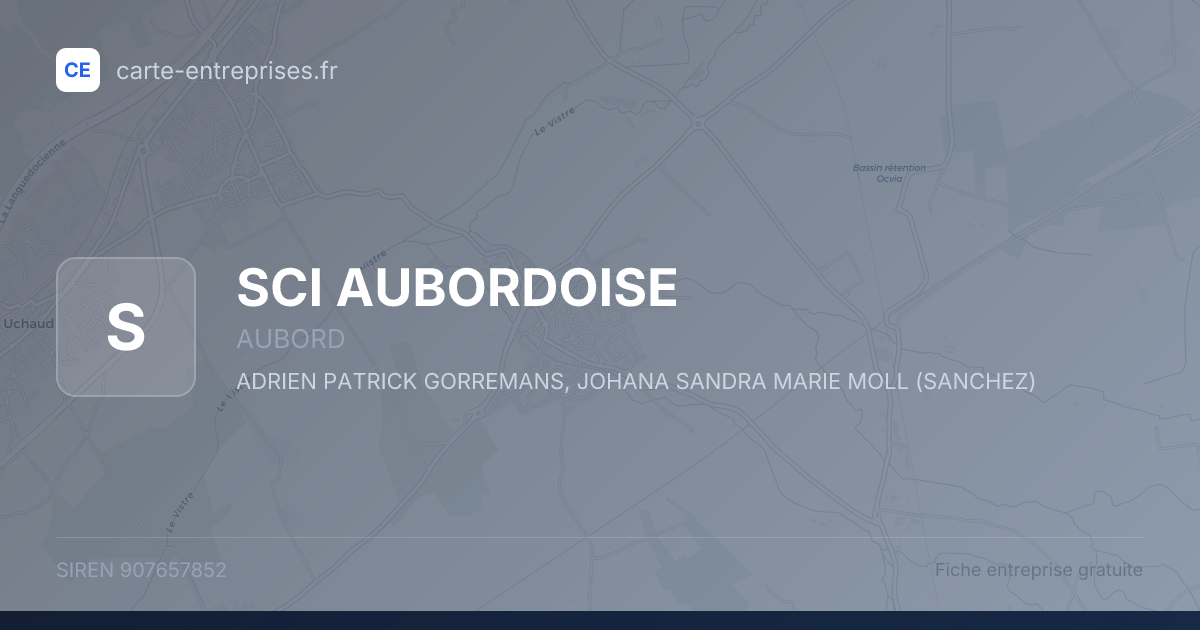SCI AUBORDOISE — 907657852 — fiche entreprise