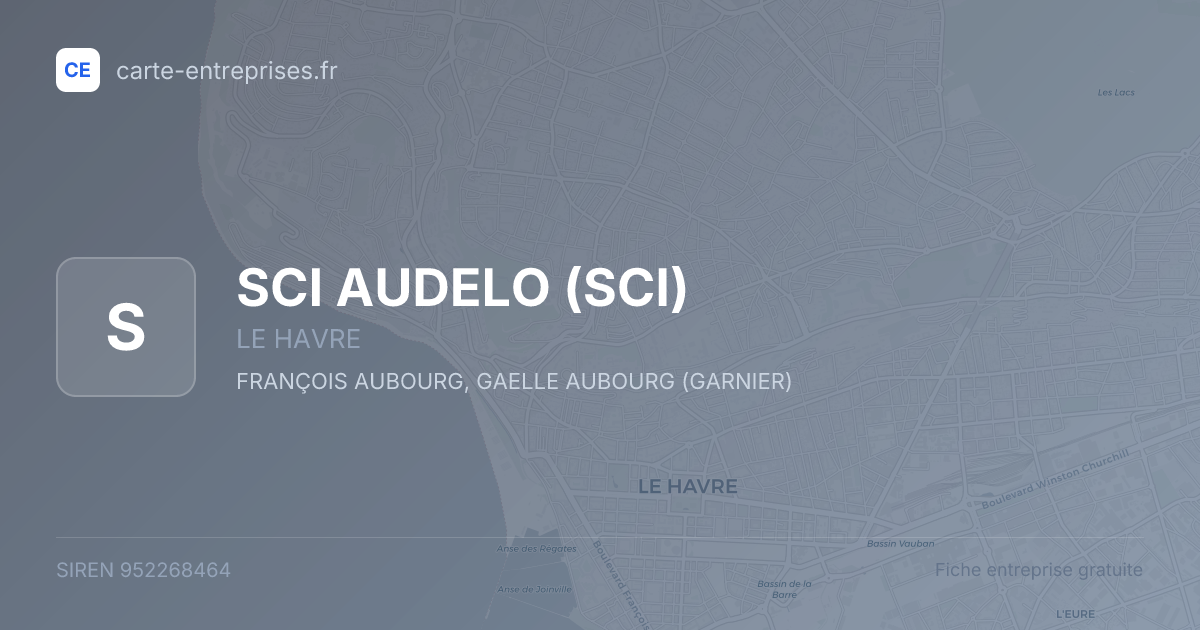 SCI AUDELO (SCI) — 952268464 — fiche entreprise