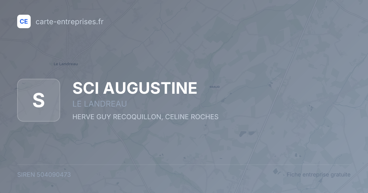 SCI AUGUSTINE — 504090473 — fiche entreprise