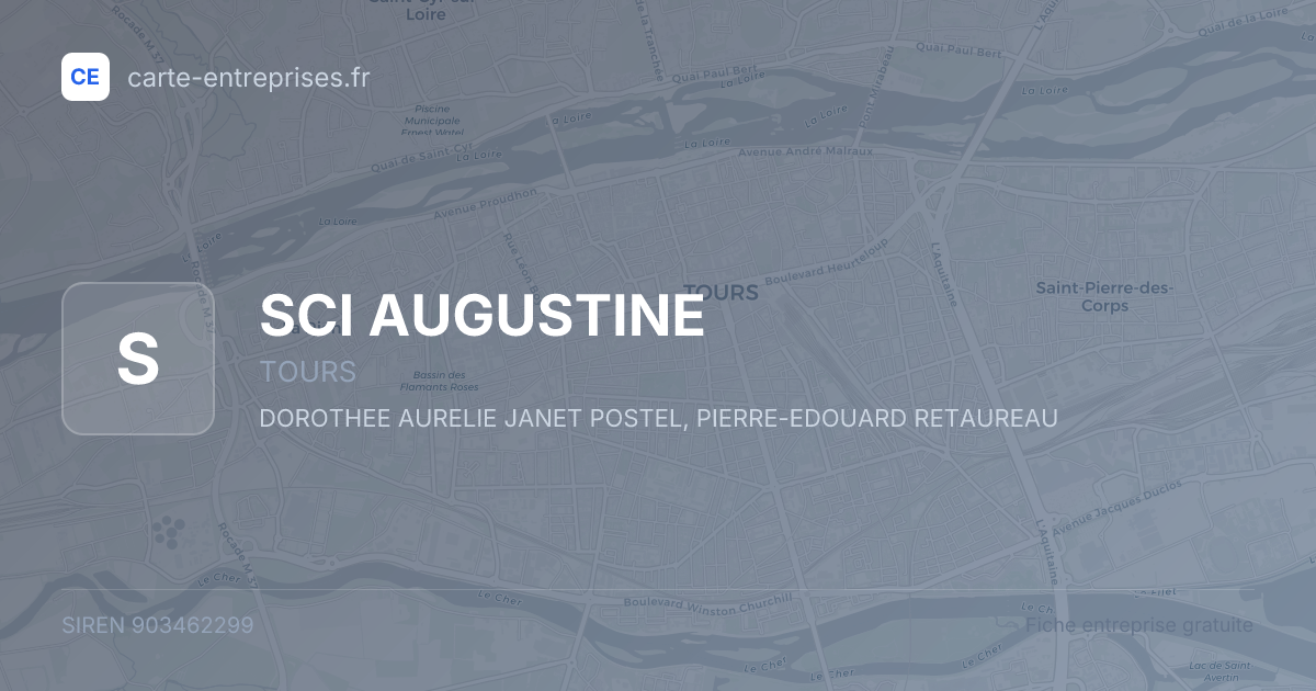 SCI AUGUSTINE — 903462299 — fiche entreprise