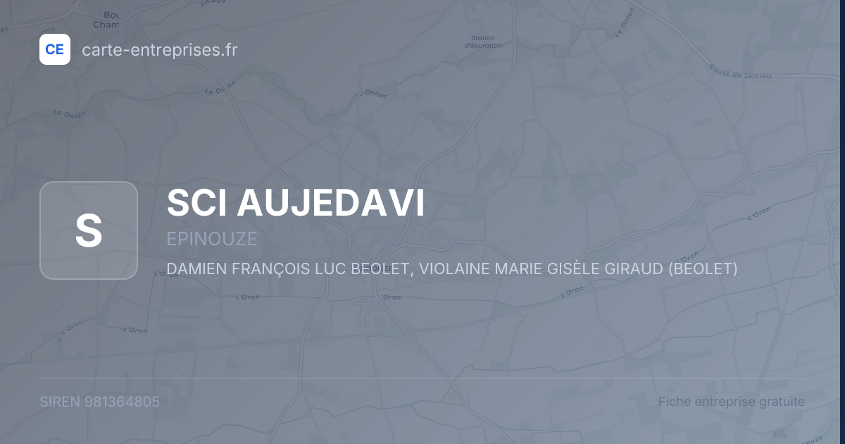 SCI AUJEDAVI — 981364805 — fiche entreprise