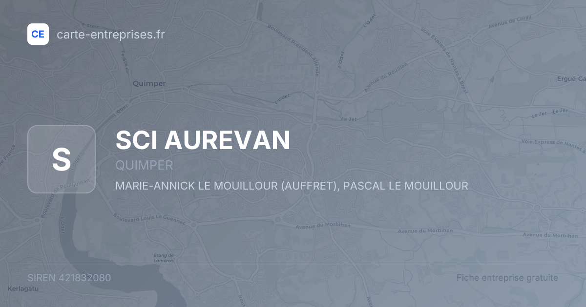 SCI AUREVAN — 421832080 — fiche entreprise