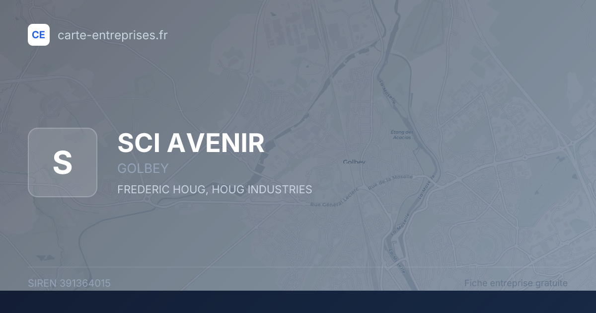 SCI AVENIR — 391364015 — fiche entreprise