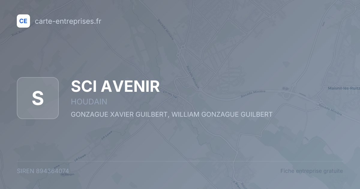 SCI AVENIR — 894364074 — fiche entreprise