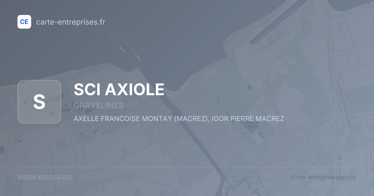 SCI AXIOLE — 488256462 — fiche entreprise