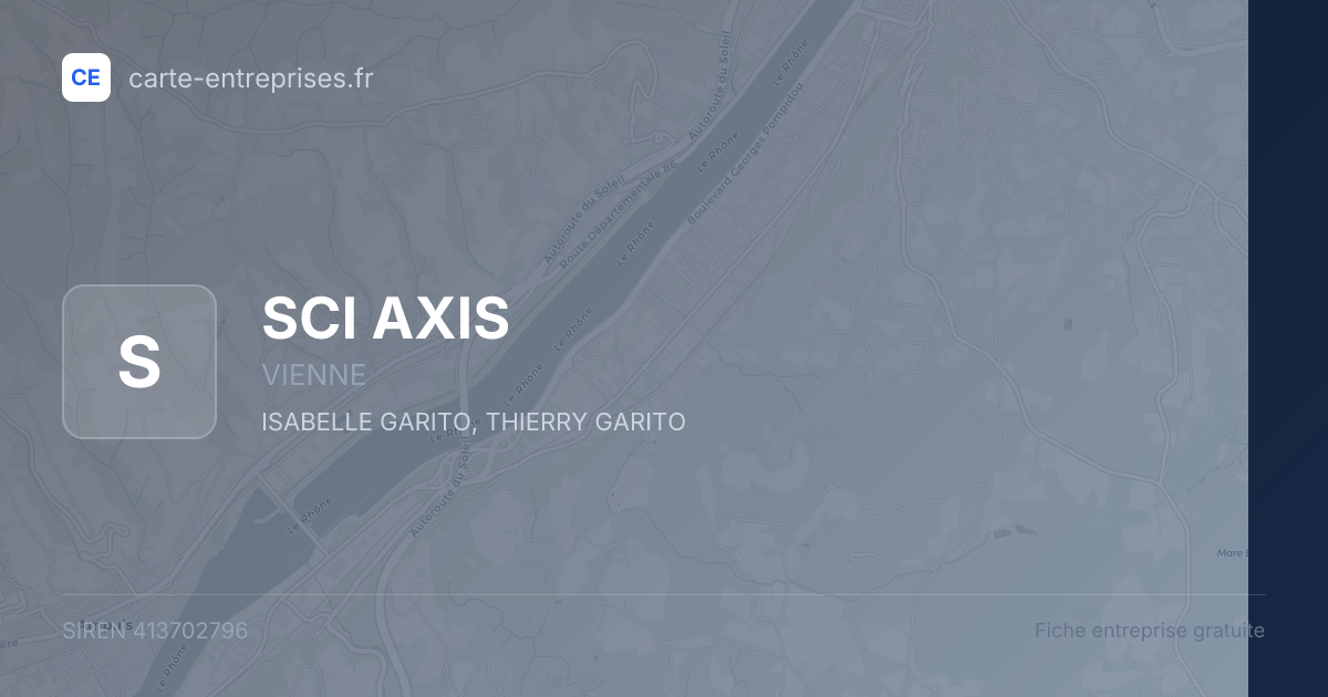 SCI AXIS — 413702796 — fiche entreprise