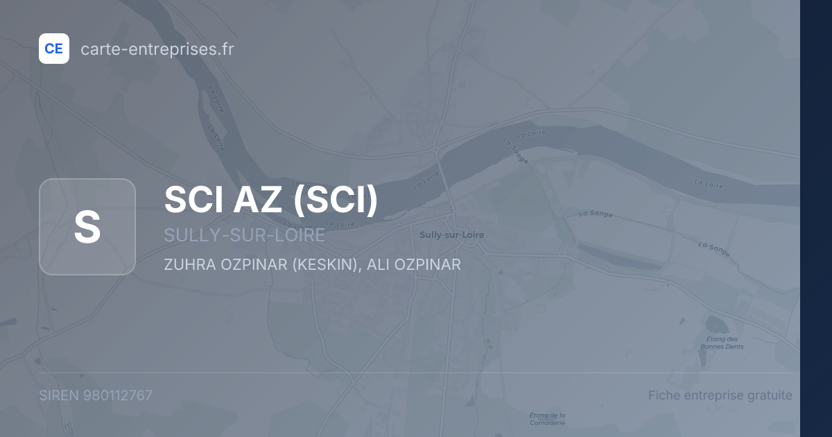 SCI AZ (SCI) — 980112767 — fiche entreprise