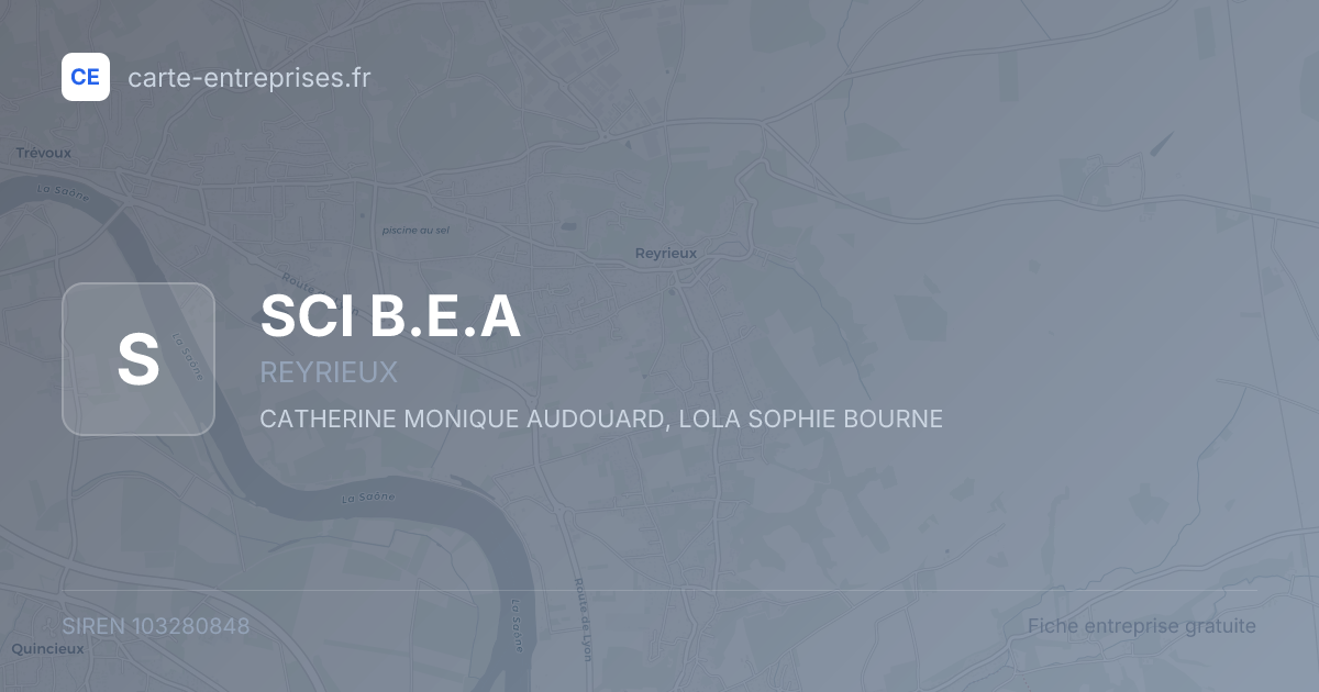 SCI B.E.A — 103280848 — fiche entreprise