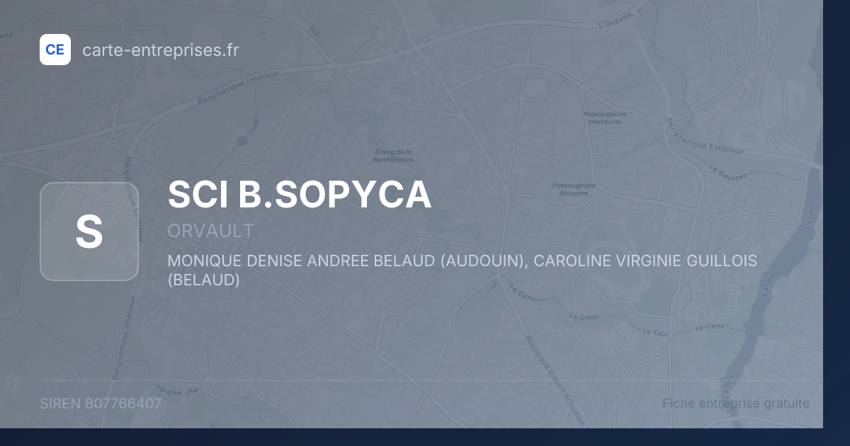 SCI B.SOPYCA — 807766407 — fiche entreprise