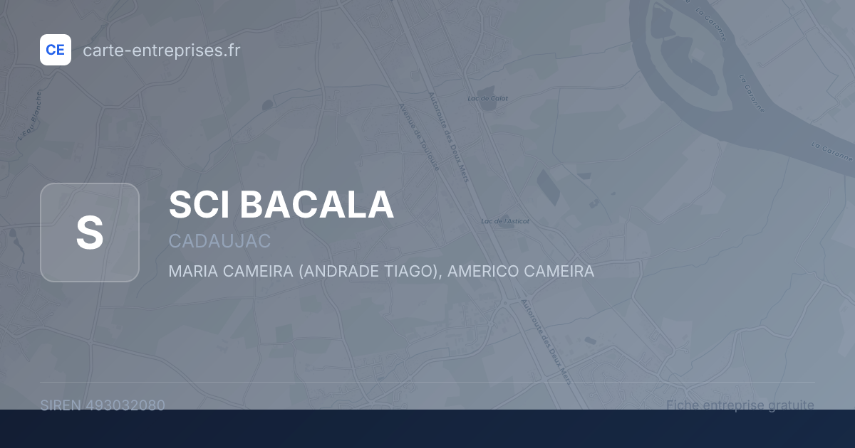 SCI BACALA — 493032080 — fiche entreprise