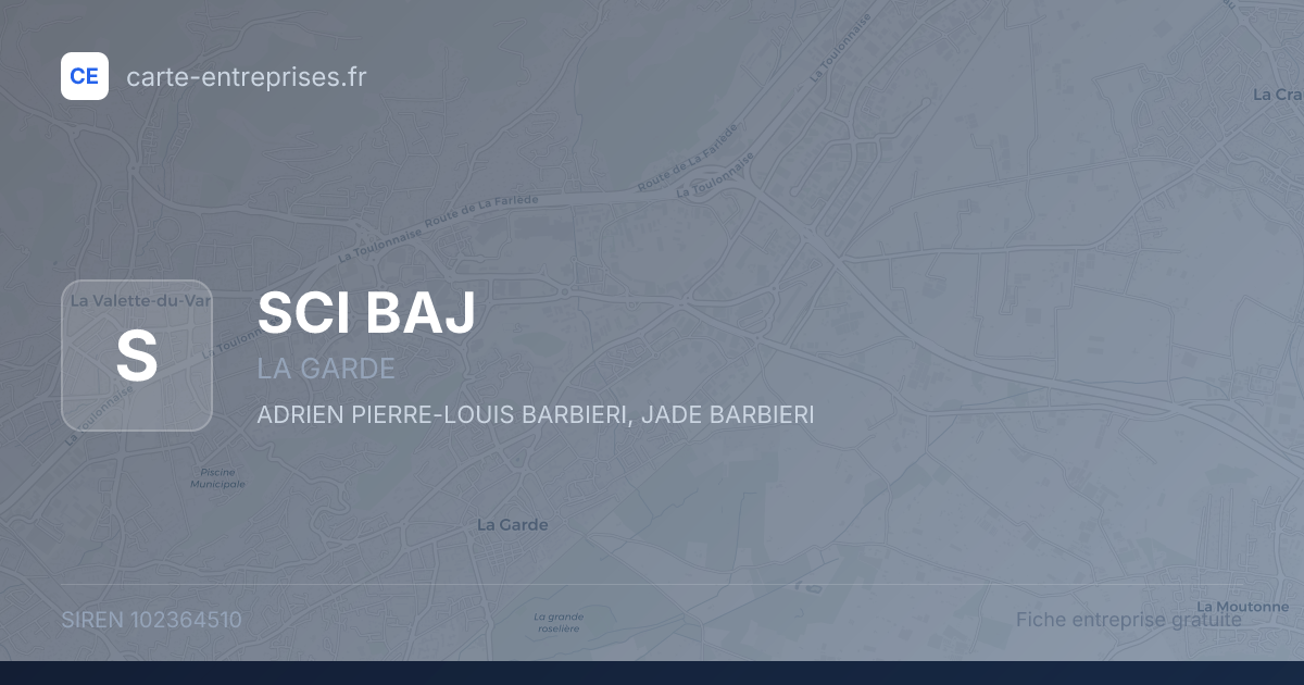 SCI BAJ — 102364510 — fiche entreprise