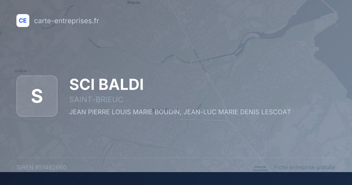 SCI BALDI — 951482660 — fiche entreprise