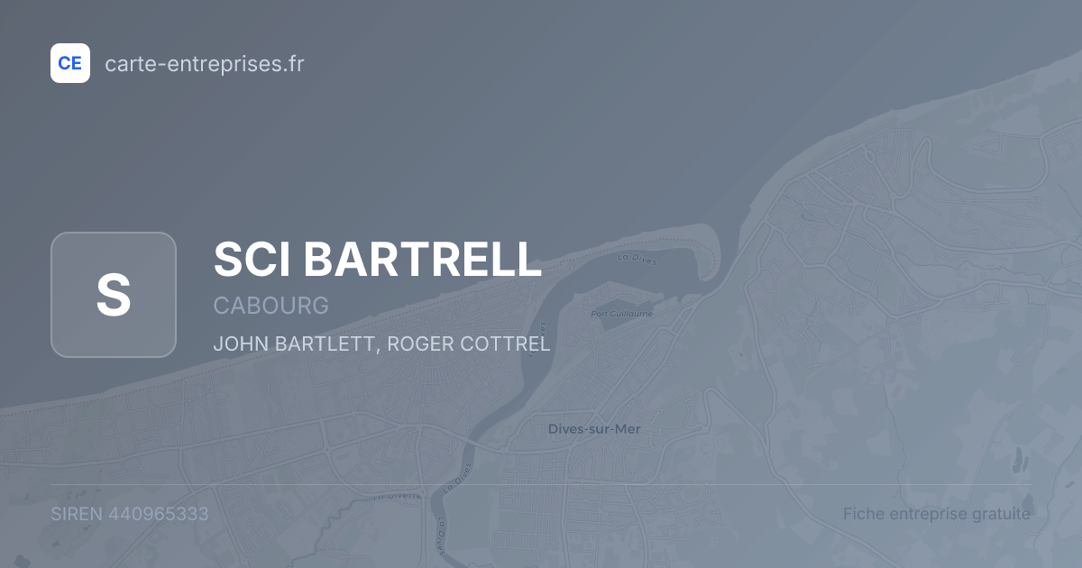 SCI BARTRELL — 440965333 — fiche entreprise