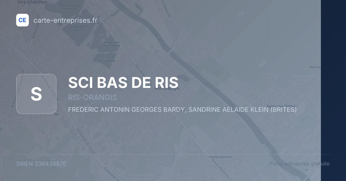 SCI BAS DE RIS — 338439870 — fiche entreprise