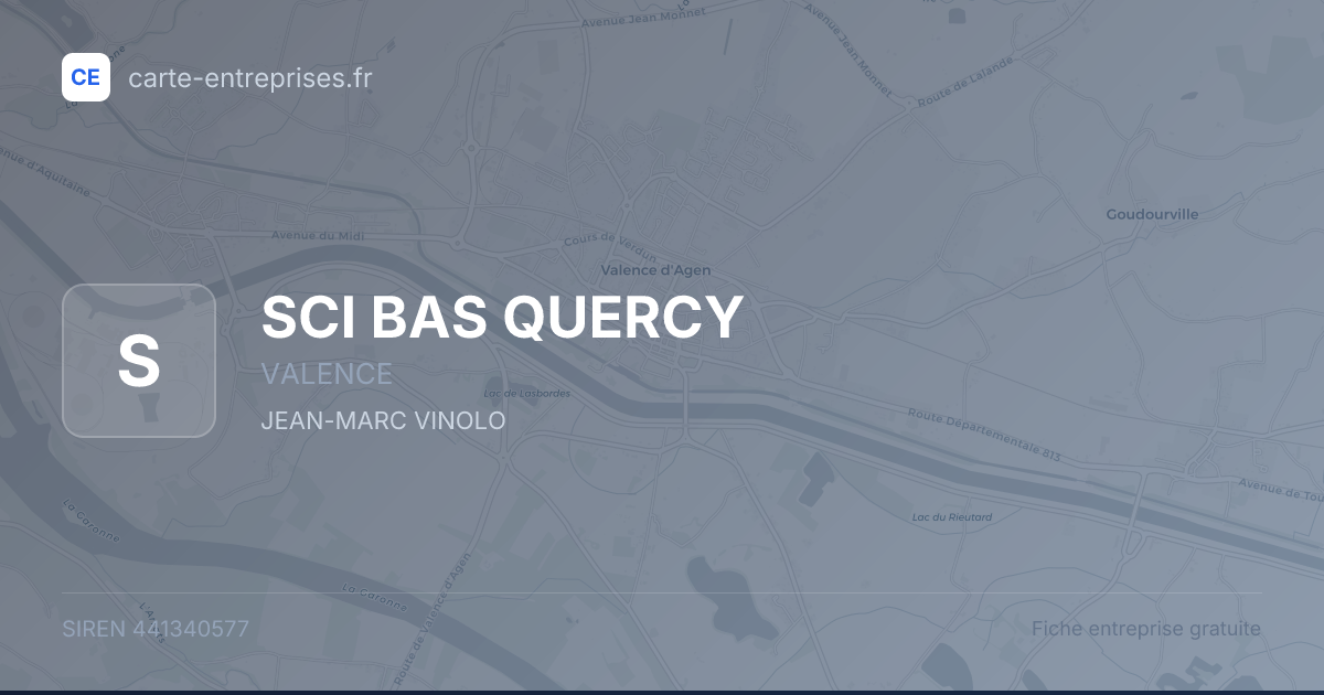 SCI BAS QUERCY — 441340577 — fiche entreprise