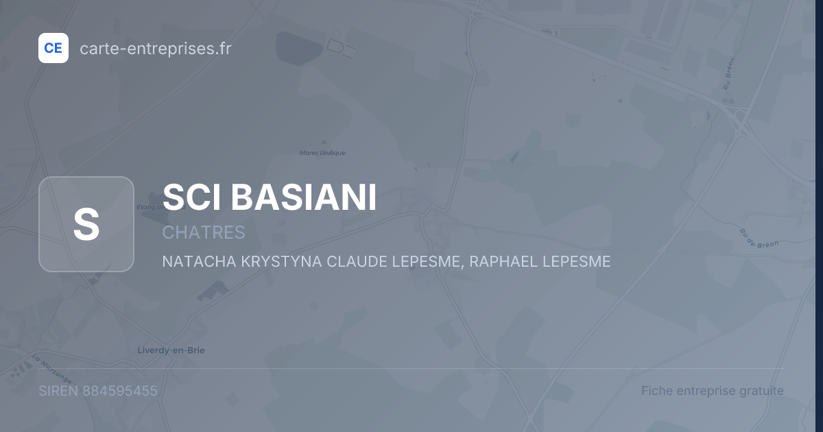 SCI BASIANI — 884595455 — fiche entreprise