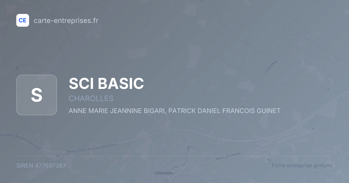 SCI BASIC — 477697387 — fiche entreprise