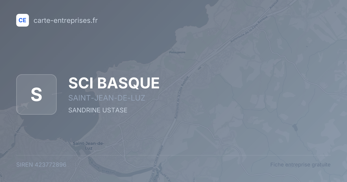 SCI BASQUE — 423772896 — fiche entreprise