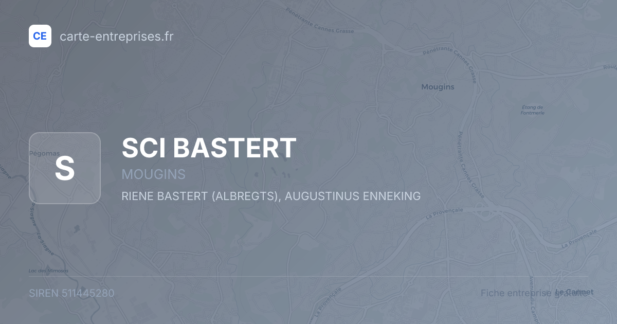 SCI BASTERT — 511445280 — fiche entreprise