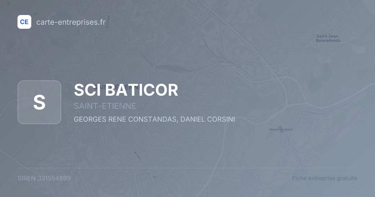 SCI BATICOR — 331554899 — fiche entreprise