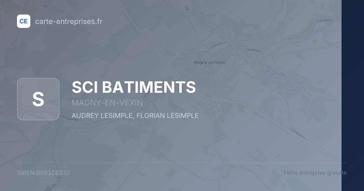 SCI BATIMENTS — 889328332 — fiche entreprise