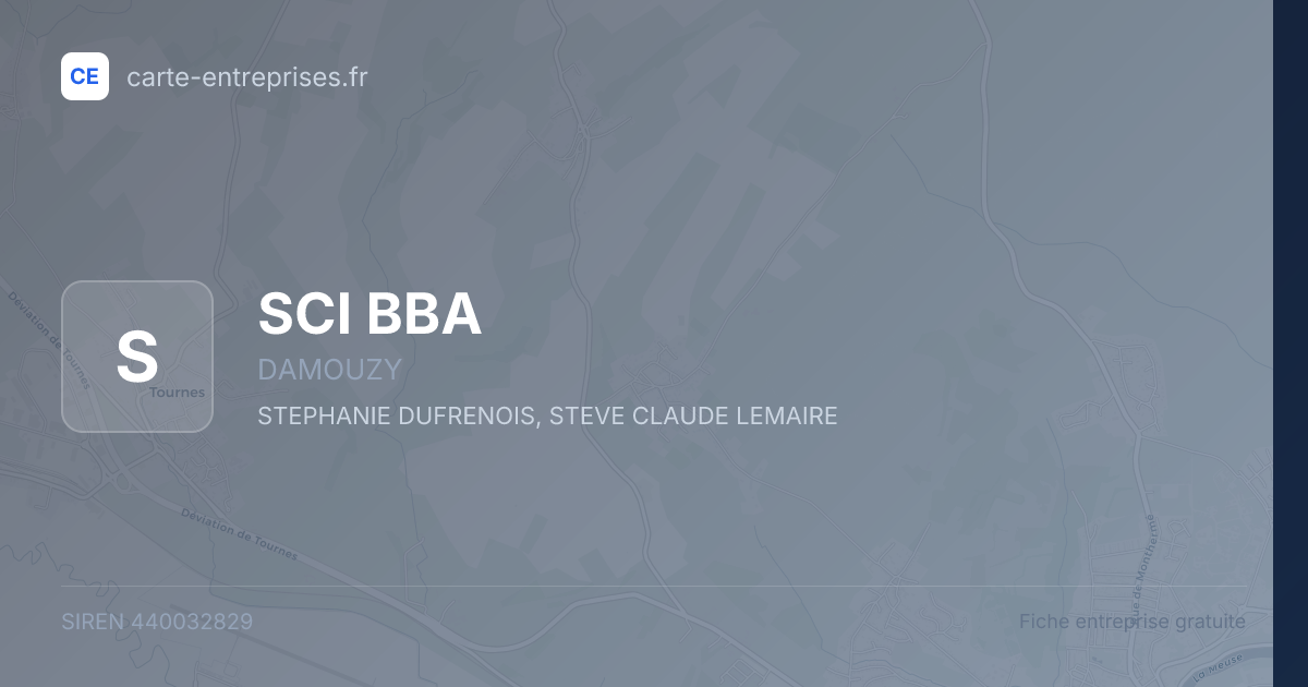 SCI BBA — 440032829 — fiche entreprise