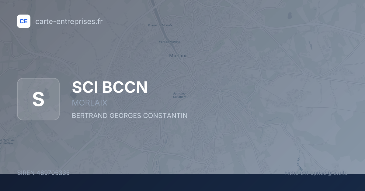 SCI BCCN — 489705335 — fiche entreprise