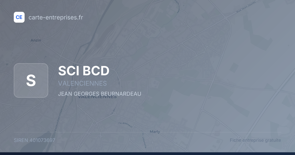 SCI BCD — 401073697 — fiche entreprise