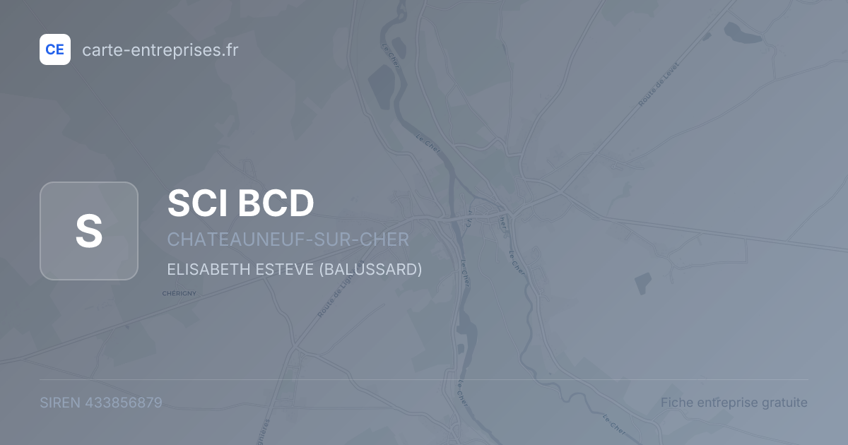 SCI BCD — 433856879 — fiche entreprise