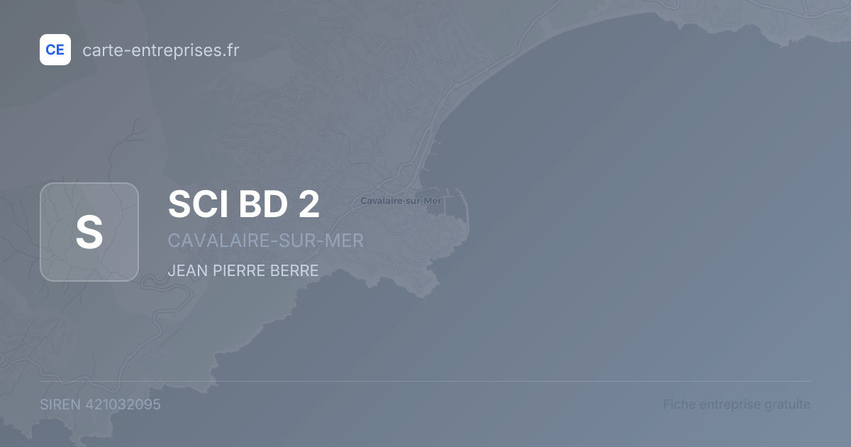 SCI BD 2 — 421032095 — fiche entreprise